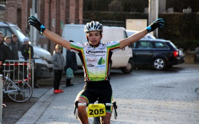 Championnat départemental Nord cyclo cross UFOLEP à Hecq (  Minimes, cadets, Féminines )