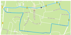 parcours course cycliste de fenain du 25.03.2018 circuit jeune