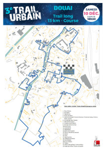 Parcours Trail Urbain 20222 13 km