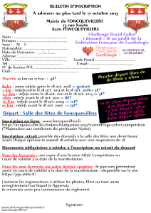 bulletin d'engagement