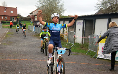 3ème Cyclo cross «  Memorial Michel Thiechart » à Haspres ( Ecoles de cyclisme )
