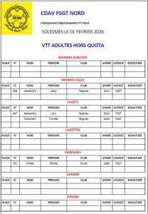 VTT ADULTES HORS QUOTA