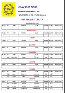 VTT ADULTES QUOTA 1