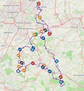 Parcours La Médiane 130 Kms