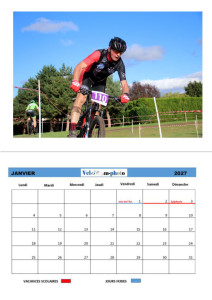 Calendrier feuillet format 1
