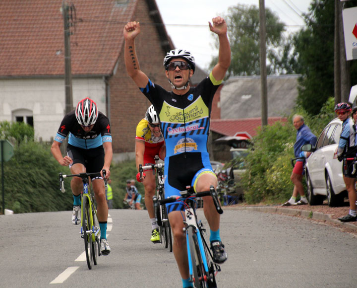 Championnat régional UFOLEP sur route à Beaulencourt ( Sen B Vet B, Vet C et cadets )