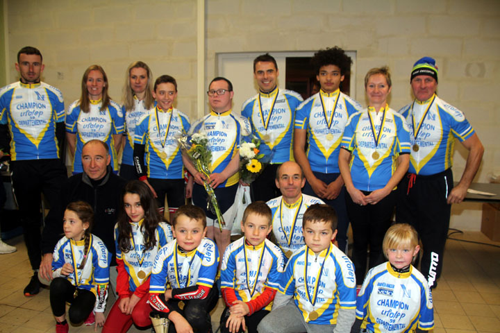 Championnat du Nord UFOLEP cyclo cross à Bergues ( Minimes, Cadets et Féminines )