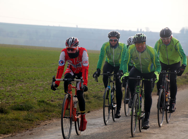 Présentation du 1er Brevet du Guidon Aubersois à Aubers