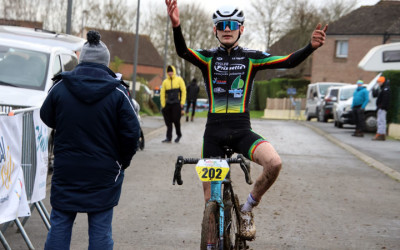 Championnat Départemental Nord UFOLEP Cyclo cross  à Avesnes les Aubert ( Minimes, Cadets et Féminines )