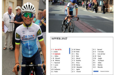 CALENDRIER PERSONNALISE VELODOM 2027